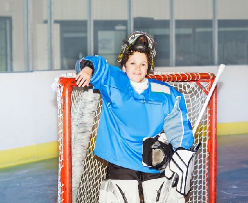 Ice Hockey Youth Goalie (w/o skates and stick)