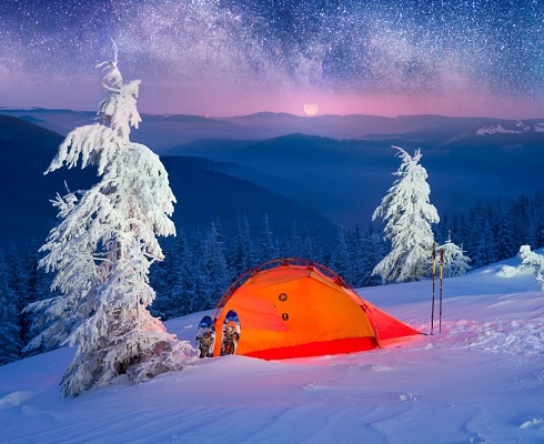 Winter Camping High End 5-Person Tent