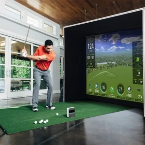 Golf simulator rentals in Minnesota for small gatherings or practice at home.