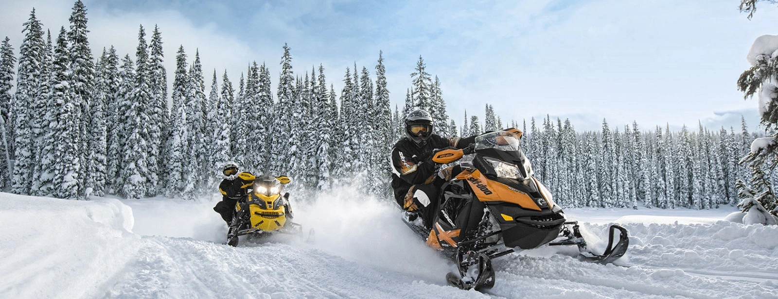 Snowmobile gear rentals for thrilling rides through snowy trails in Minnesota.