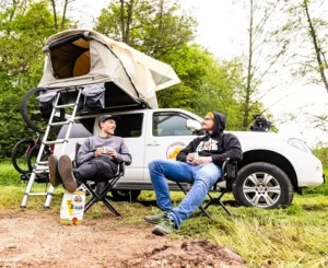 Rooftop tent installed on vehicle for rent in Minneapolis and Minnesota