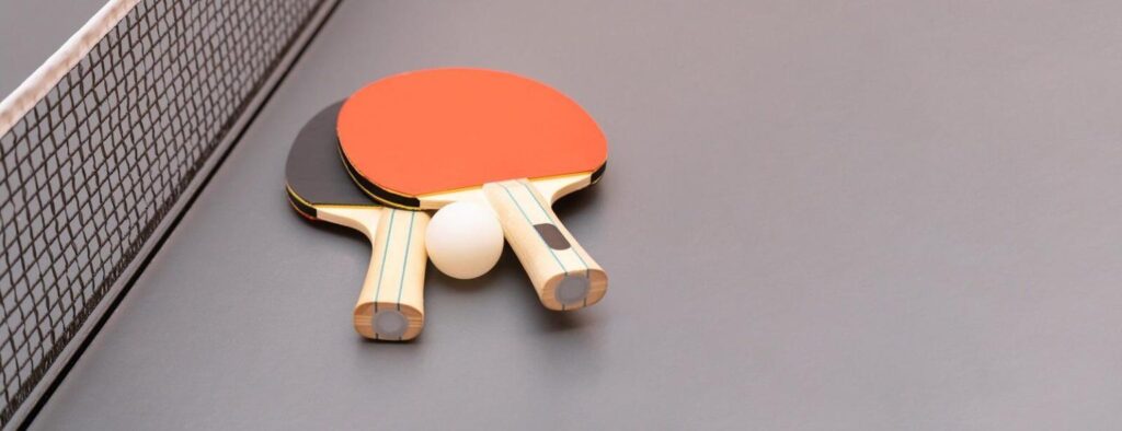 Verhuurbare pingpongtafel met batjes
