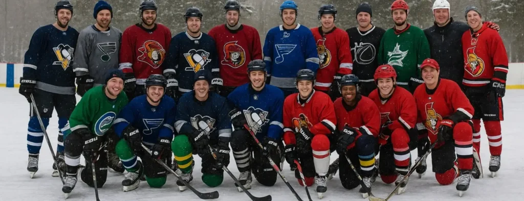 ice hockey gear rentals for corporate events