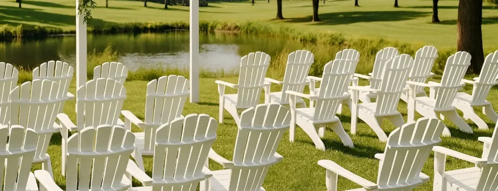 Adirondack chair rentals for outdoor events in Minnesota