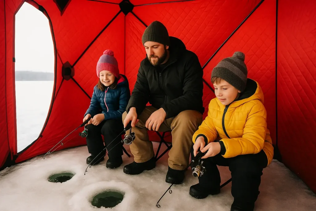 rent ice fishing gear from North Sport Rentals