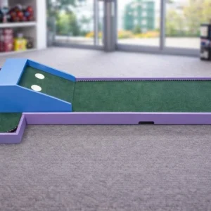 Mini golf hole 4 rental with LED lighting for family friendly events and parties