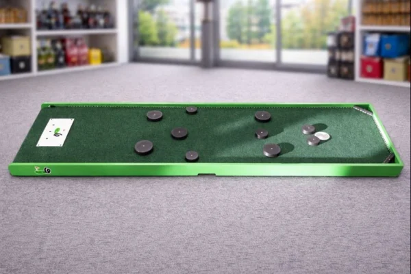 Mini golf hole 6 rental with LED lighting for compact indoor and outdoor spaces