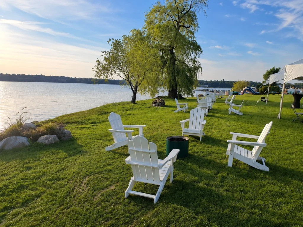 Premium White Adirondack Chair Rentals for Weddings and Events